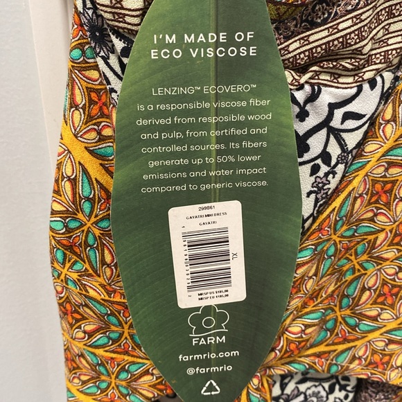 FARM RIO NWT. Stunning dress, excellent conditions. - Picture 3 of 7